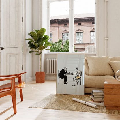 Schachmeister Strategieposter