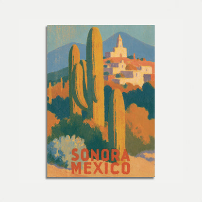 Poster Paesaggio Desertico Sonora Messico
