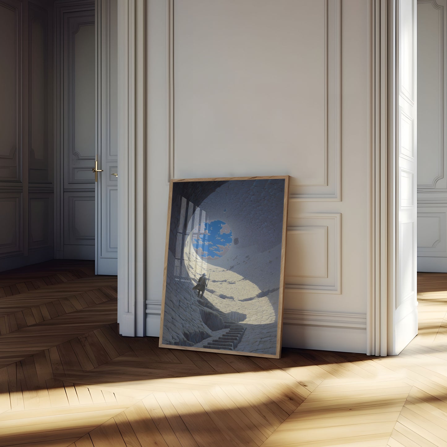 Warrior's Journey Through Stone Poster