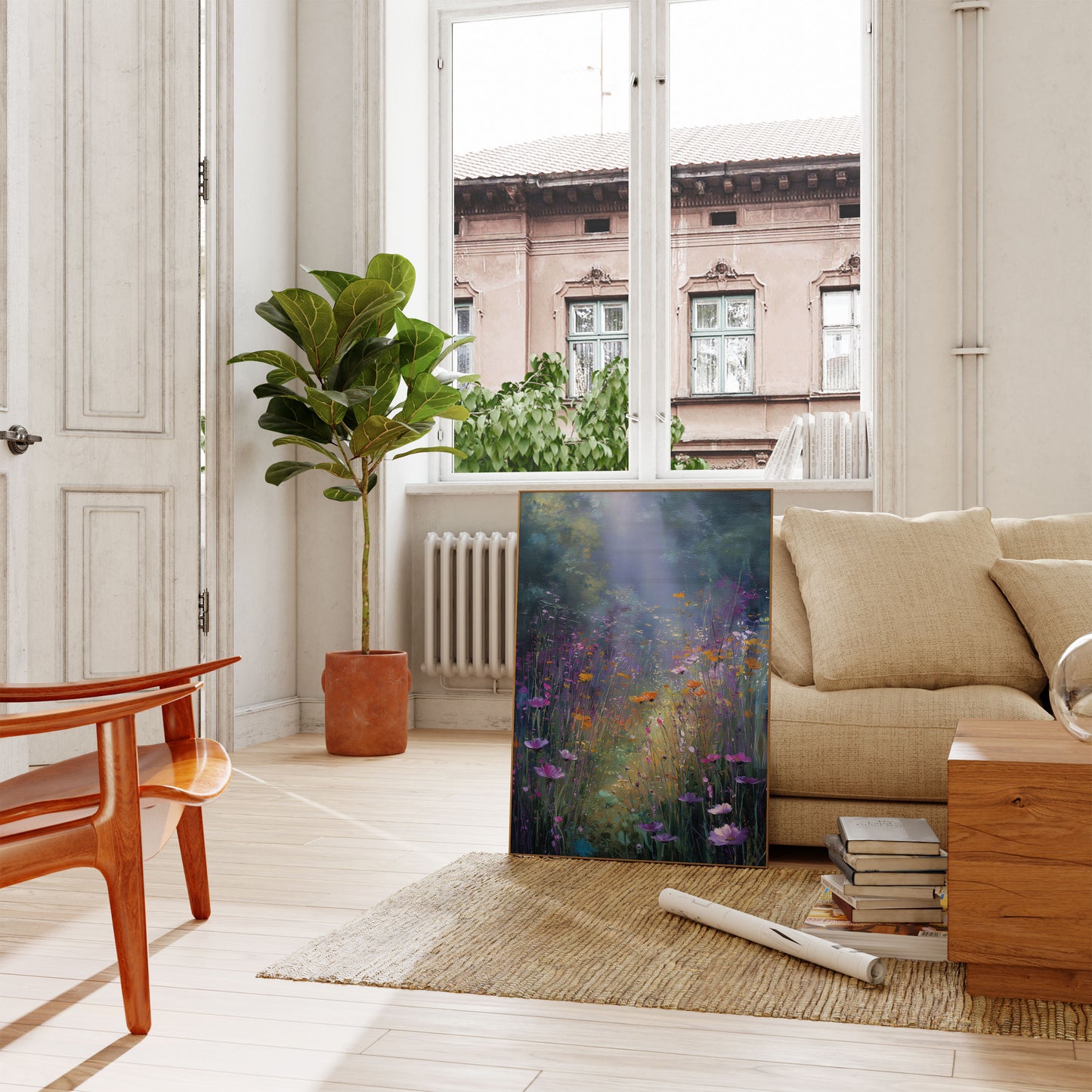 Verzauberter Wiesen-Wildblumen-Poster