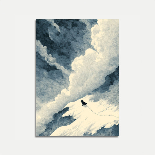 Wolf in the Snow Poster