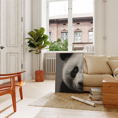 Intense Panda Gaze Poster