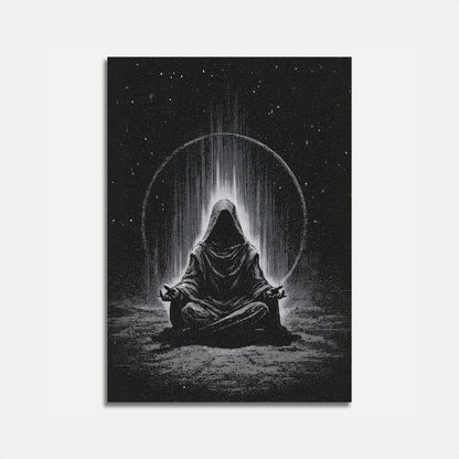 Cosmic Meditation in Starlight Poster