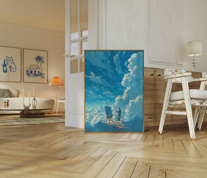 Clouds Artist Sky Painting Poster