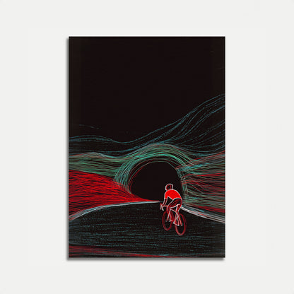 Hastighed af Bevægelse Cykling Plakat