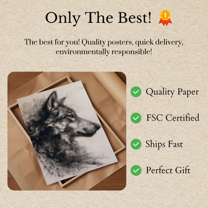 Wild Spirit Wolf Poster