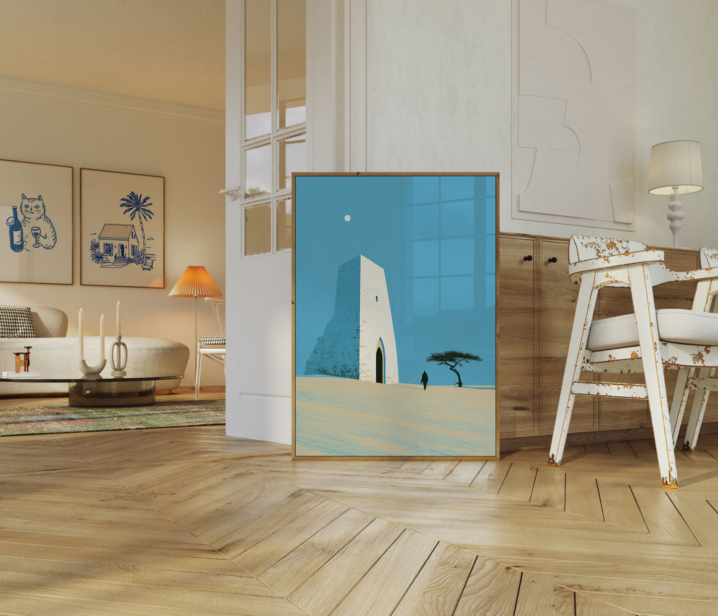 Poster Solitudine Torre del Deserto