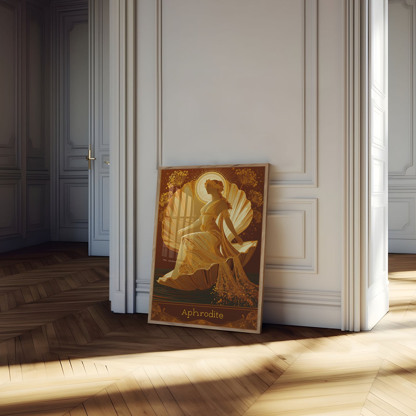 Aphrodite Golden Goddess Poster
