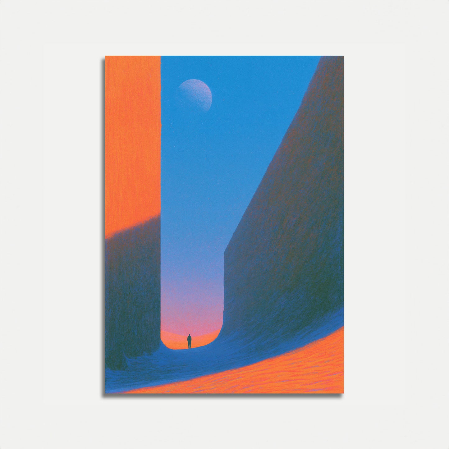 Viaggio Solitario Attraverso il Canyon Poster