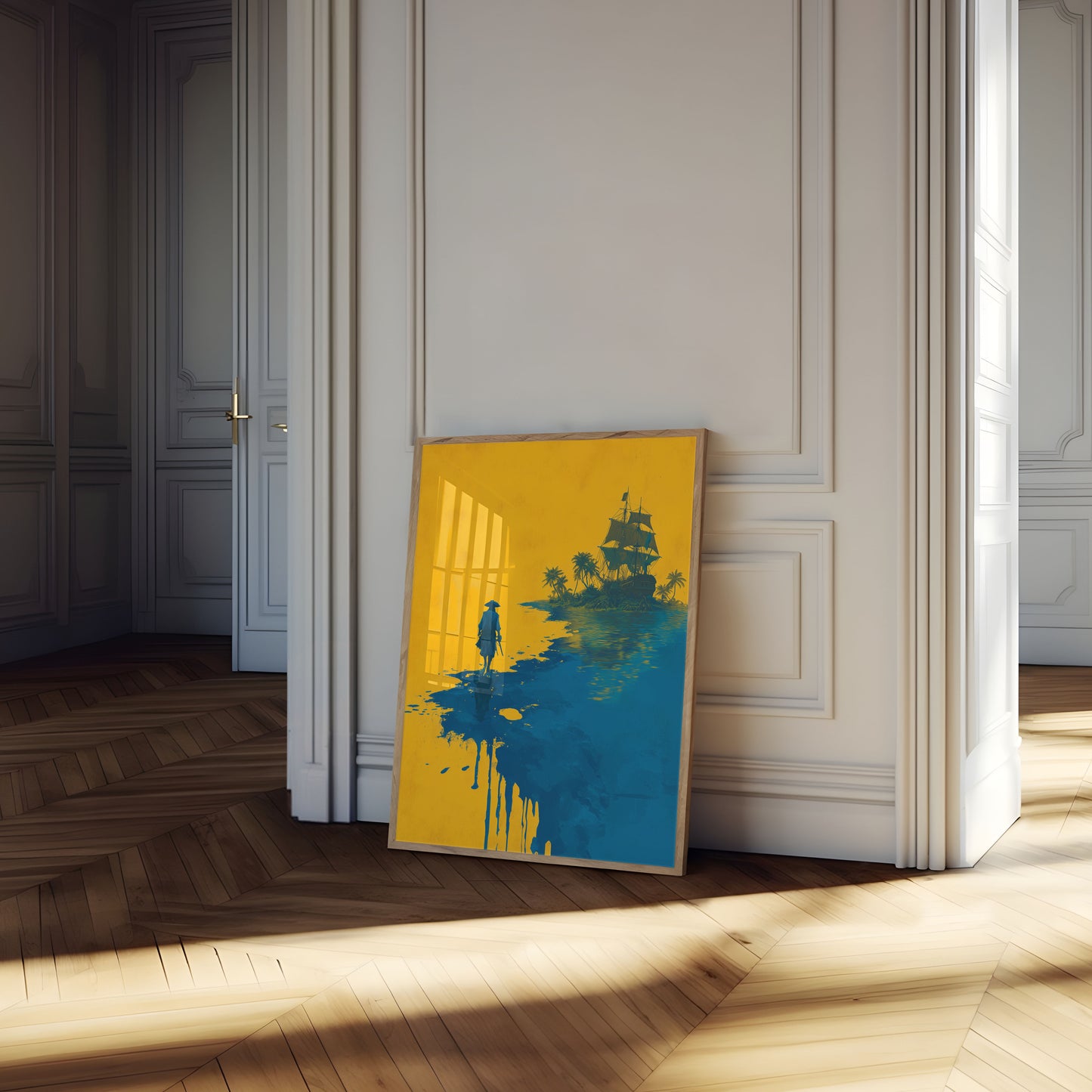 Tropical Pirate Adventure Poster