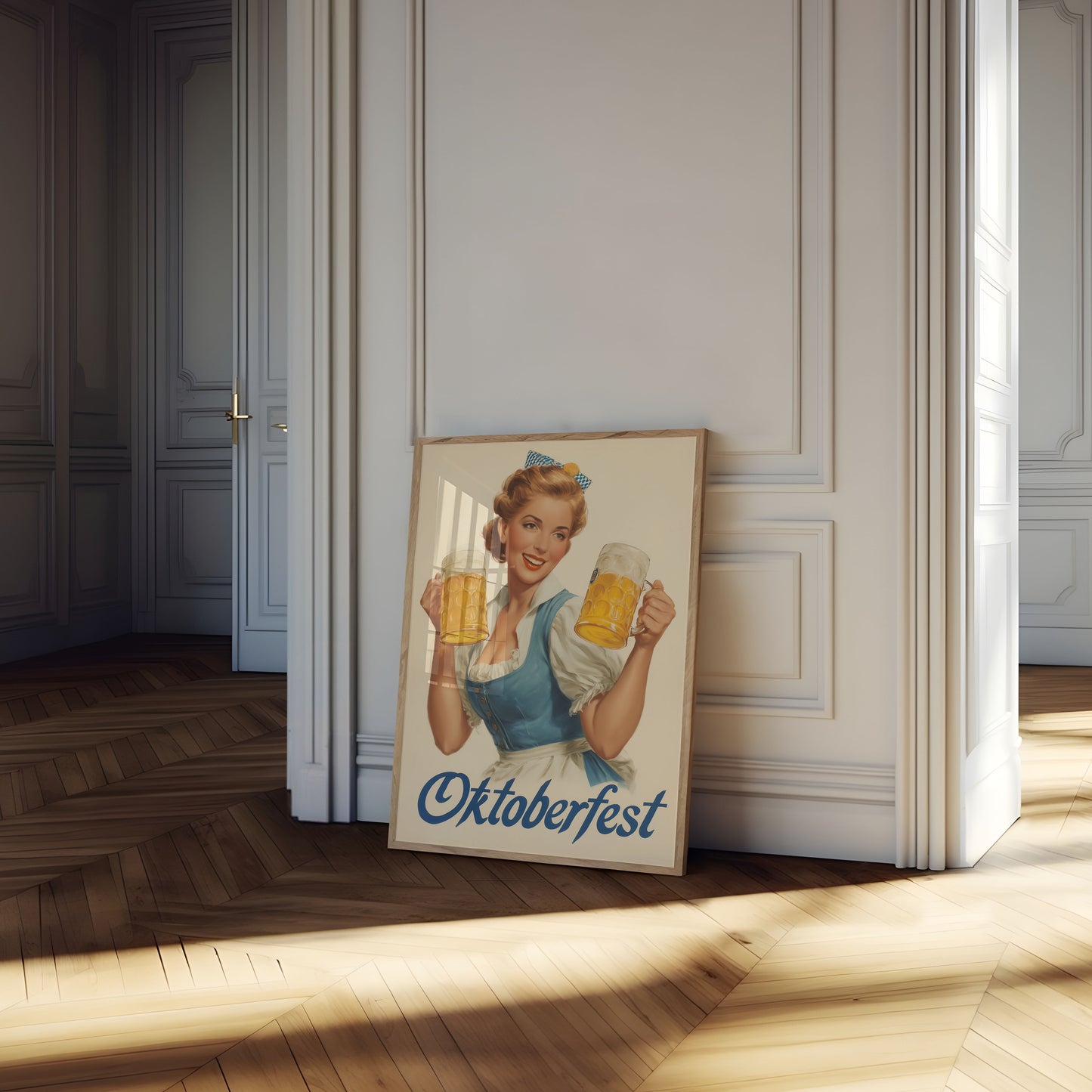 Classic Oktoberfest Beer Celebration Poster