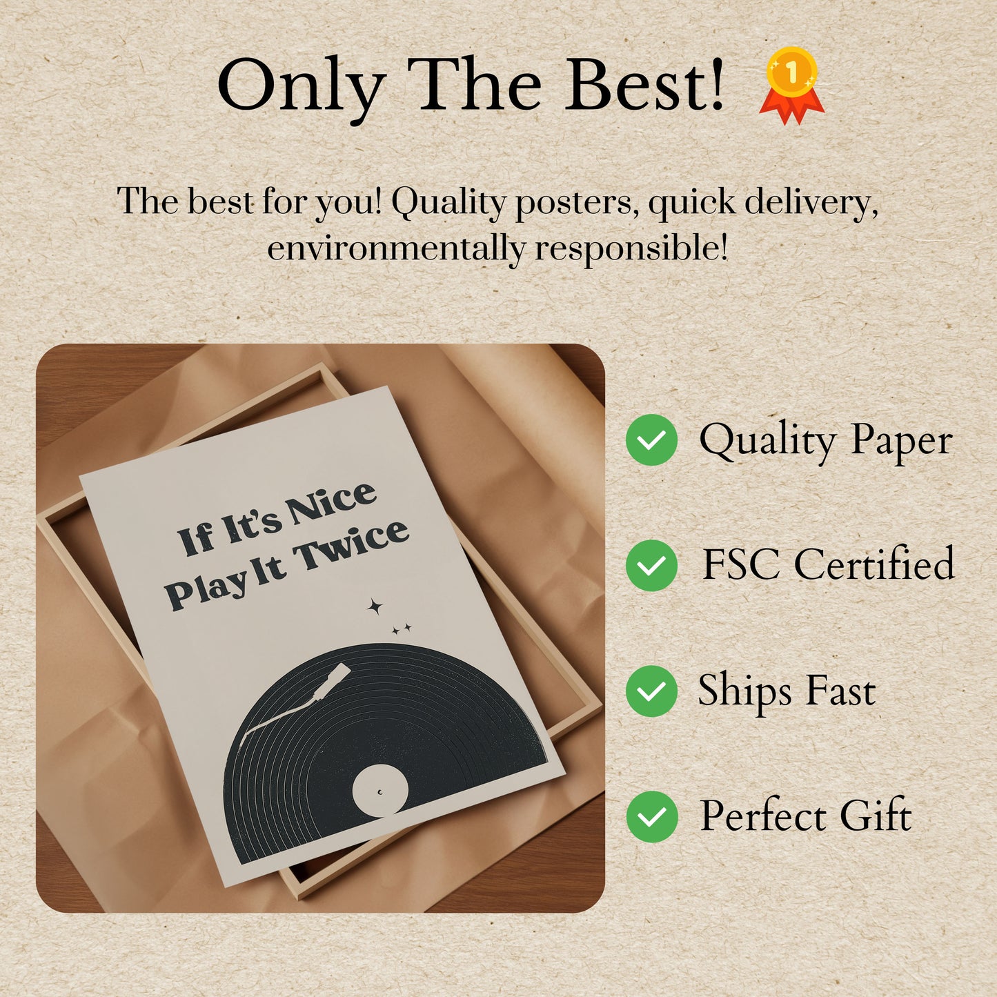 Vinyl Music Memories Poster