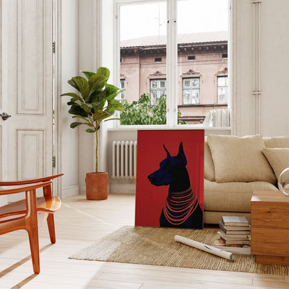 Glamorous Doberman Dog Poster