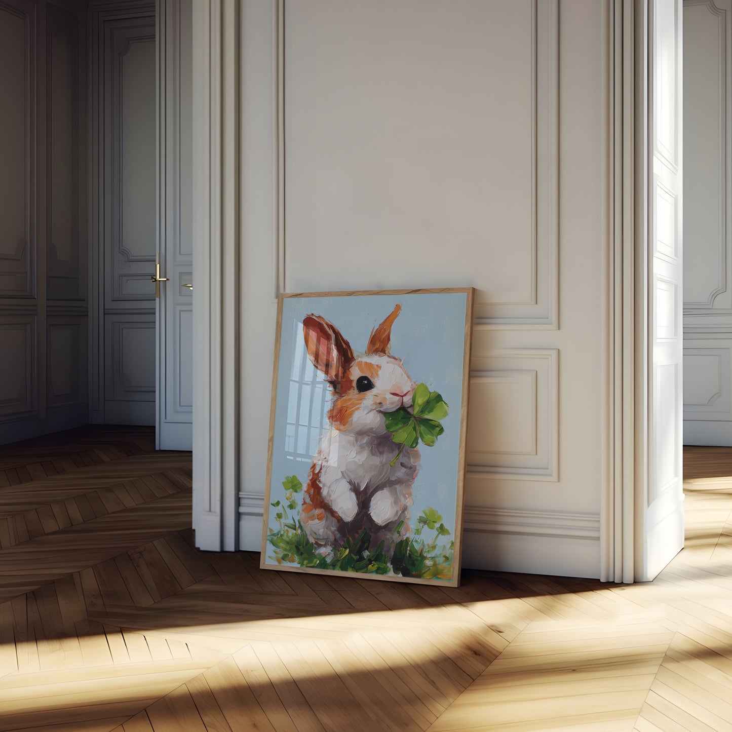 Glücksklee-Hasen-Poster