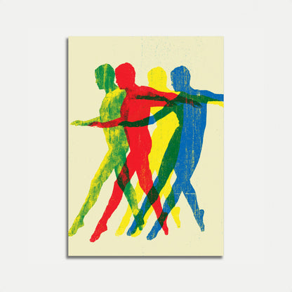 Colorful Unity Team Poster