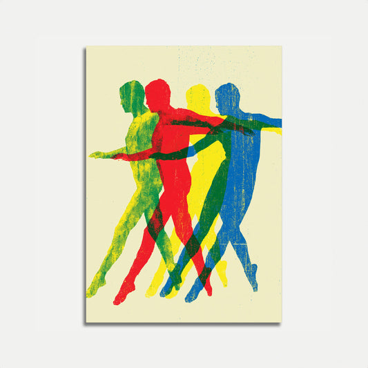 Colorful Unity Team Poster