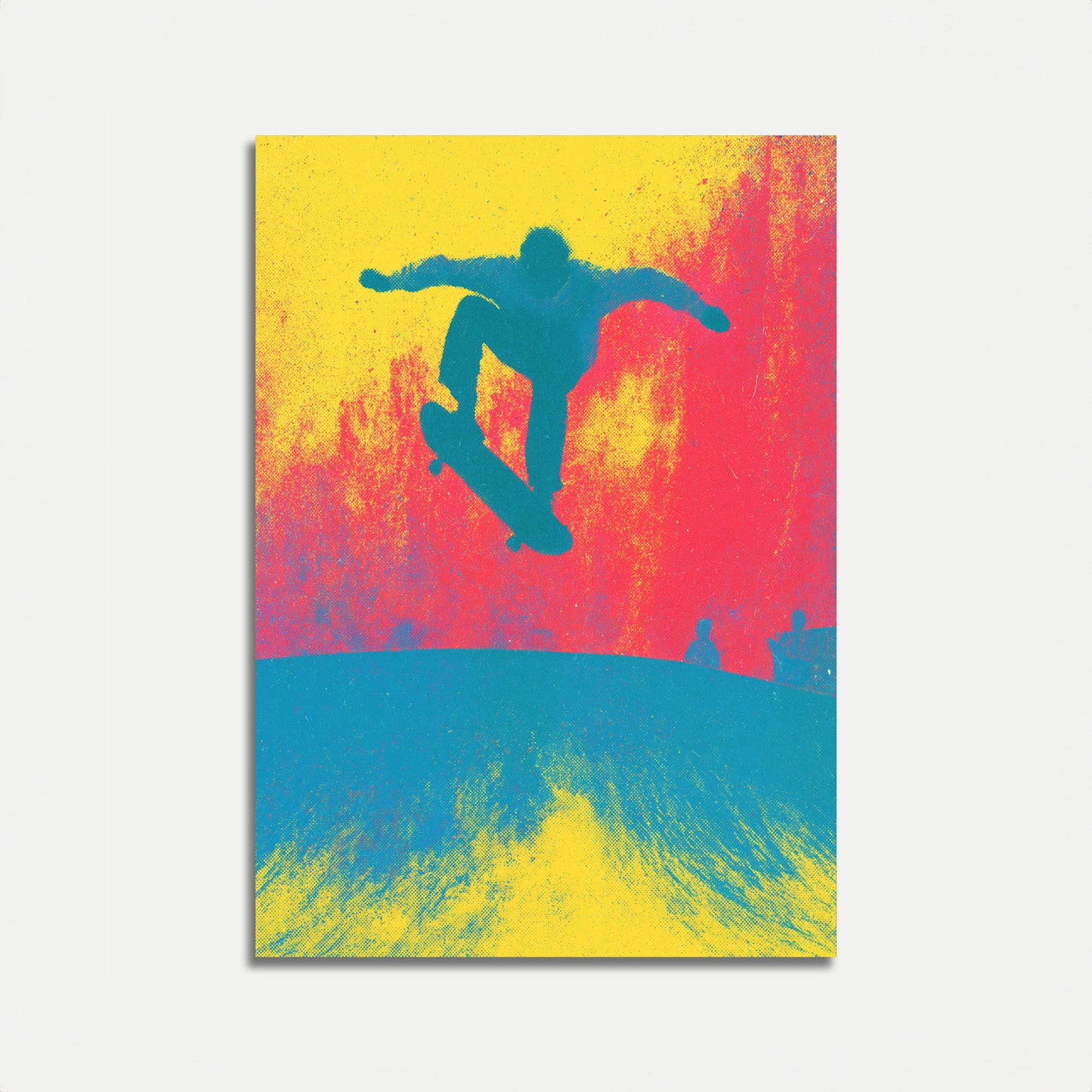 Poster Skateboarder in Volo