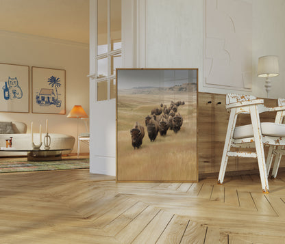 Poster della Wilderness del Bisonte Americano