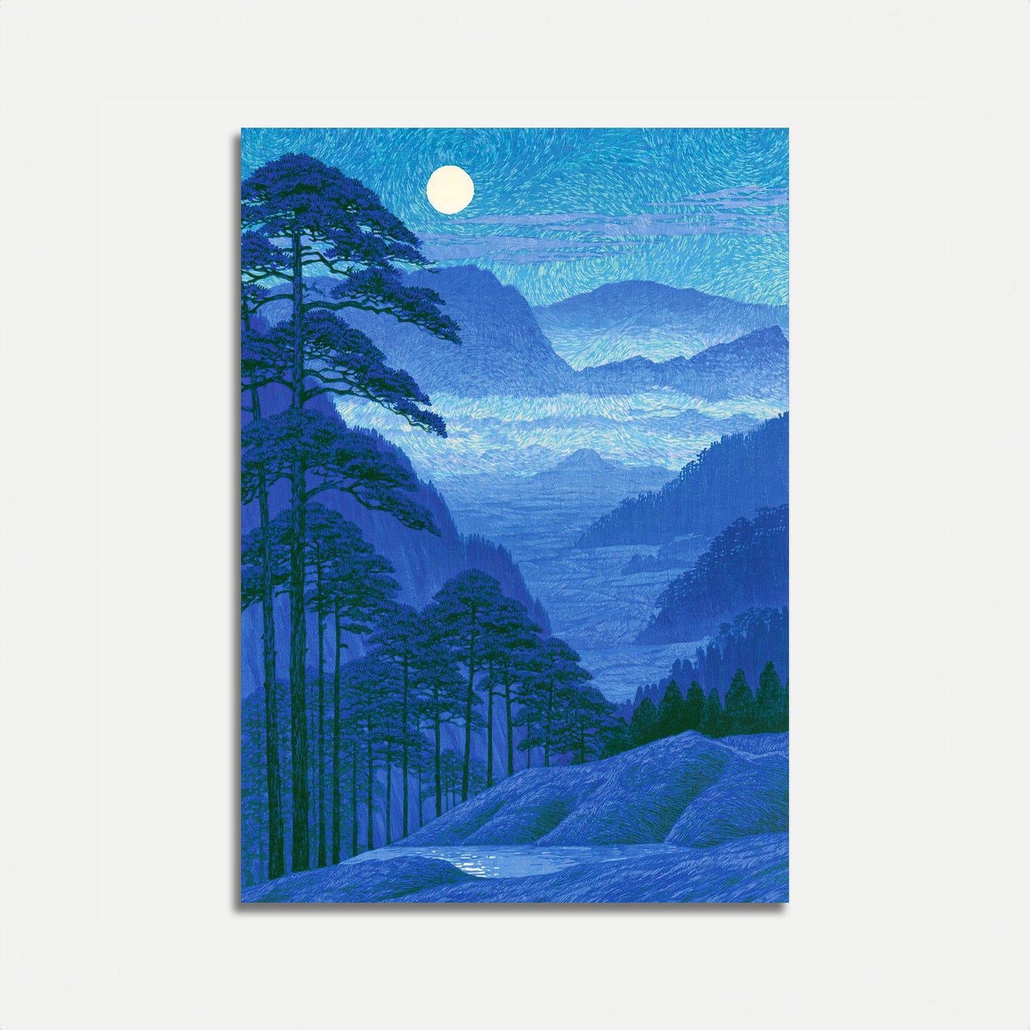 Poster Valle Montano Lunare