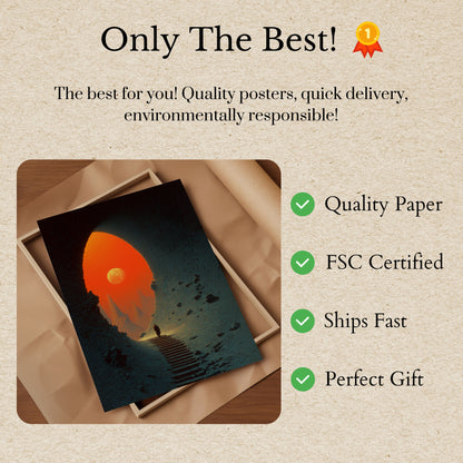 Journey Through Ancient Ruins Poster