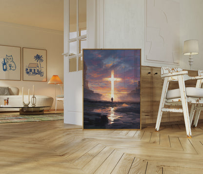 Divine Light Spiritual Poster