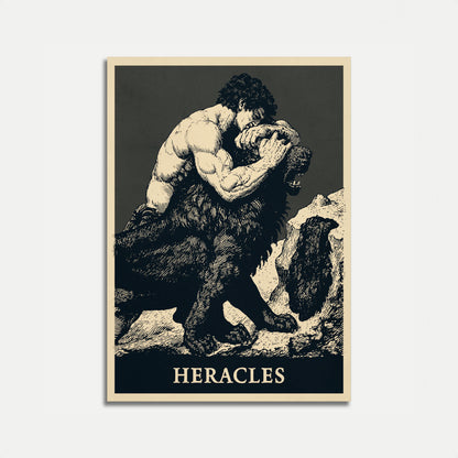 Heracles Mythological Strength Poster