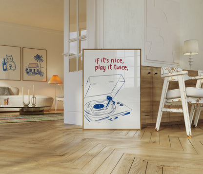 Vinyl Record Music Lover Poster