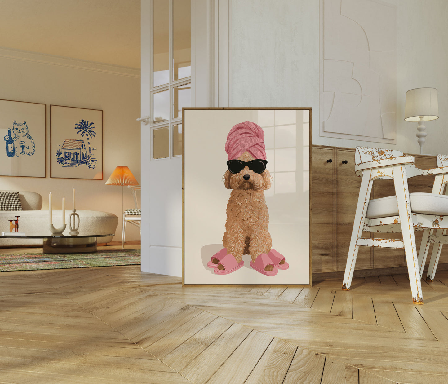 Fabulous Diva Dog Poster