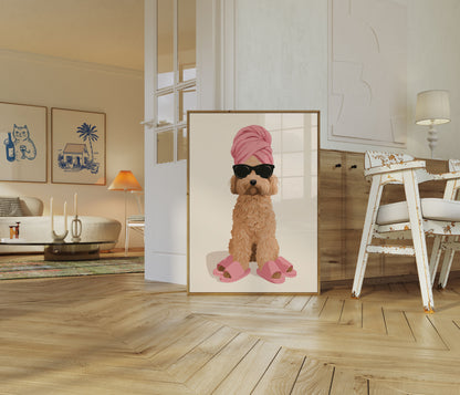 Fabulous Diva Dog Poster