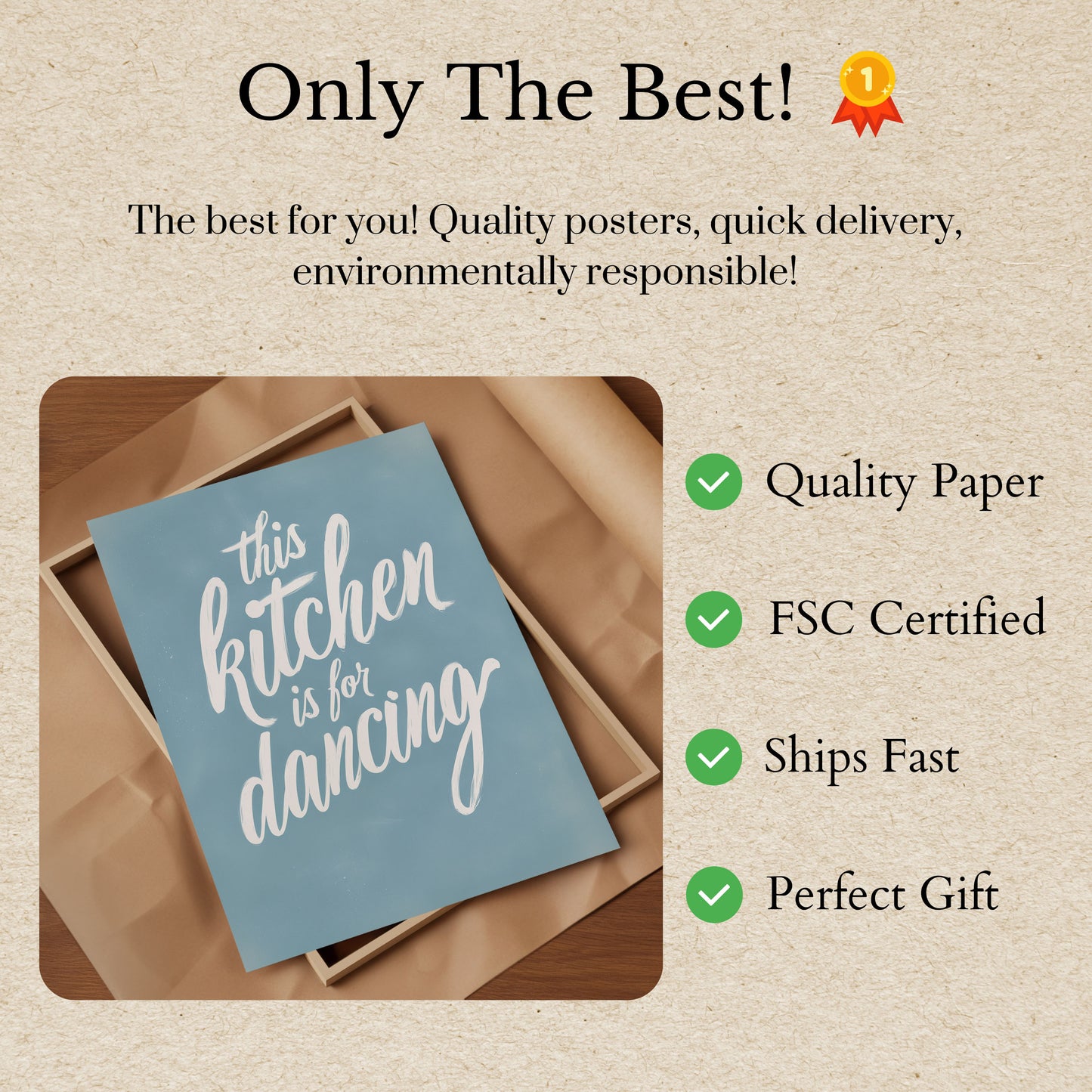 Kitchen Dancing Fun Poster