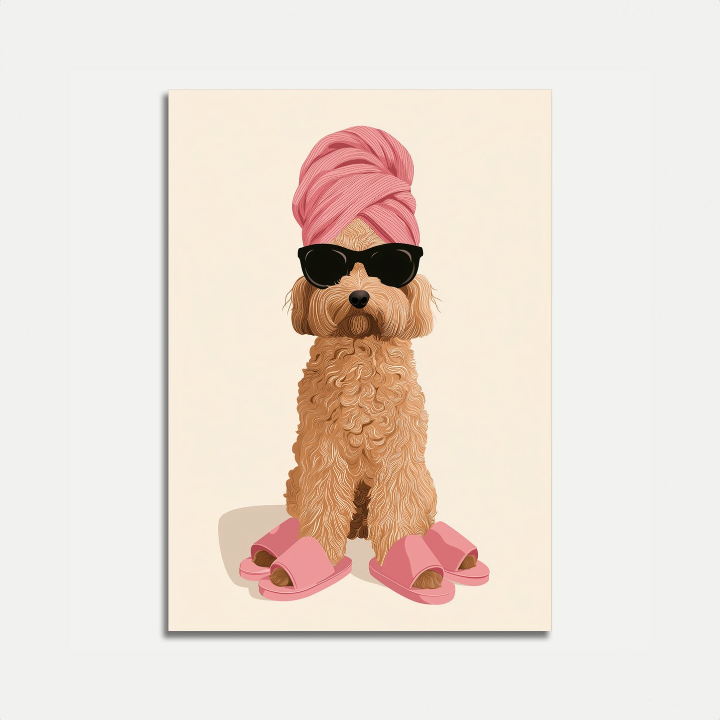 Fabulous Diva Dog Poster