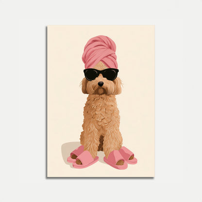 Fabulous Diva Dog Poster