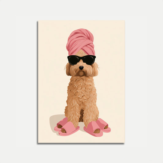Affiche fabuleuse diva pour chien