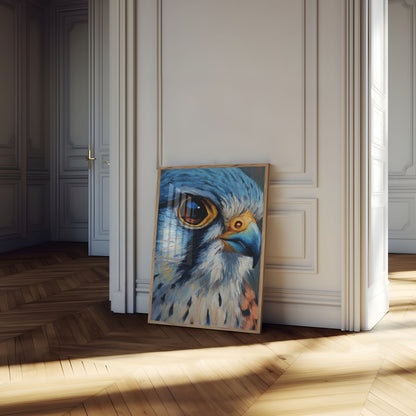 Piercing Blue Eagle Eye Poster