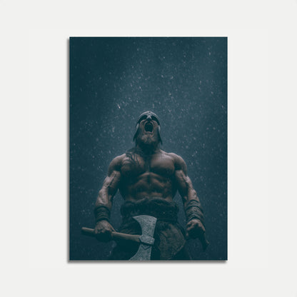 Fierce Viking Warrior Poster