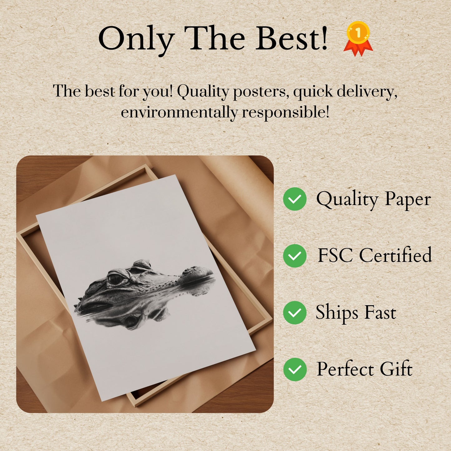 Póster de reflejo en el agua de Stealth Predator