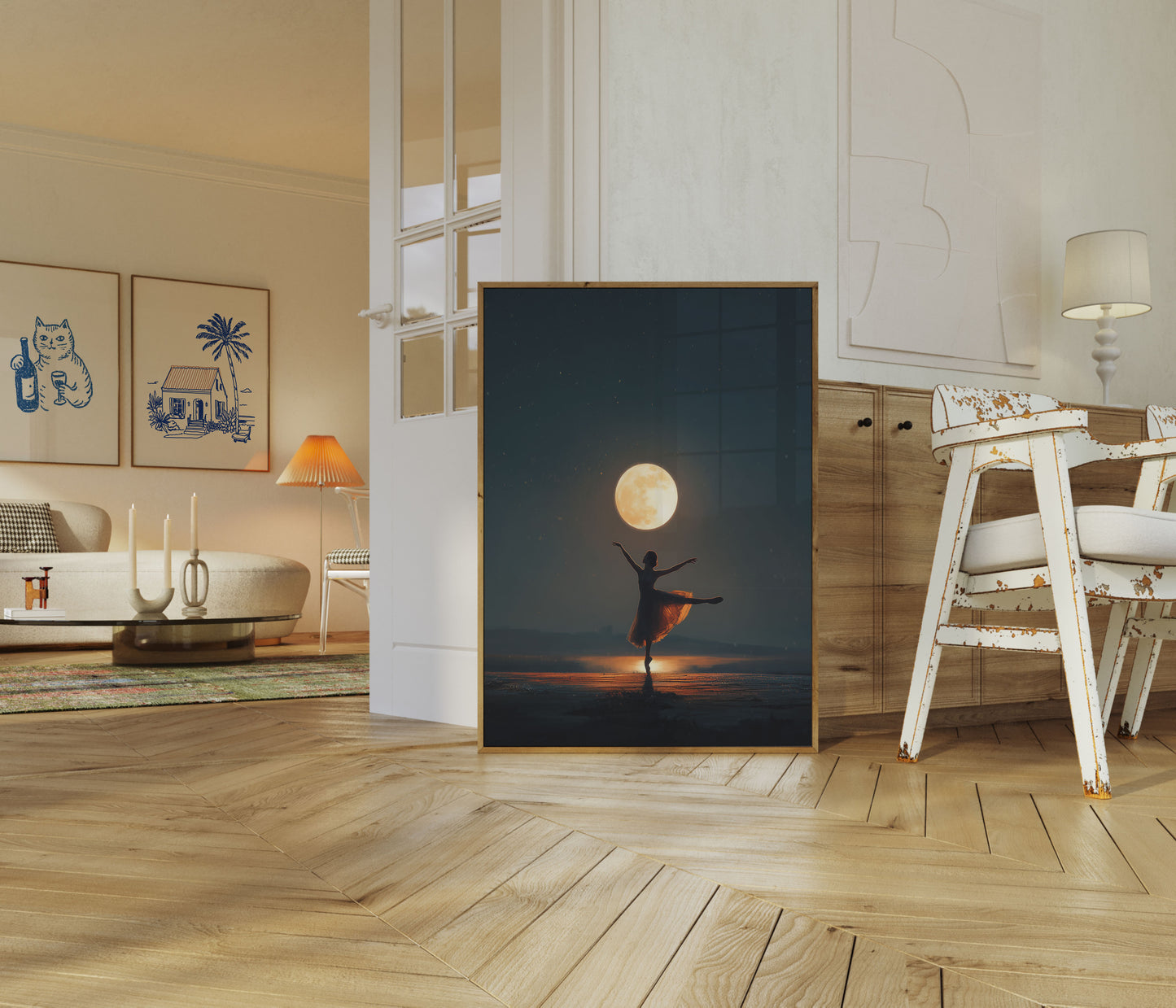 Dans met Maanlicht Poster