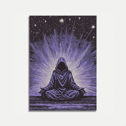 Kosmická Meditace Pod Hvězdami Plakát