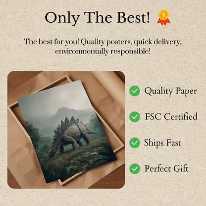 Prehistoric Rainforest Guardian Poster