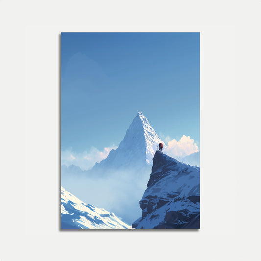 Majestic Alpine Conquest Poster