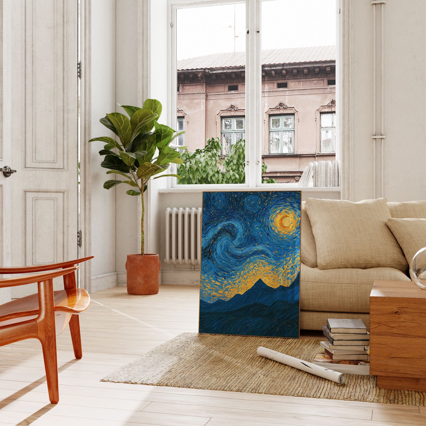 Starry Night Sky Poster