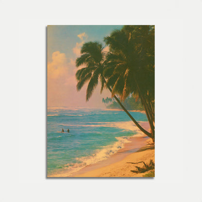 Paradiso tropicale sulla spiaggia poster