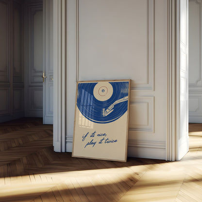 Vintage Vinyl Music Lover Poster