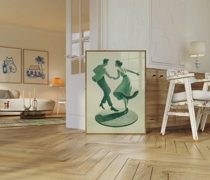 Dance Rhythm Vinyl Poster