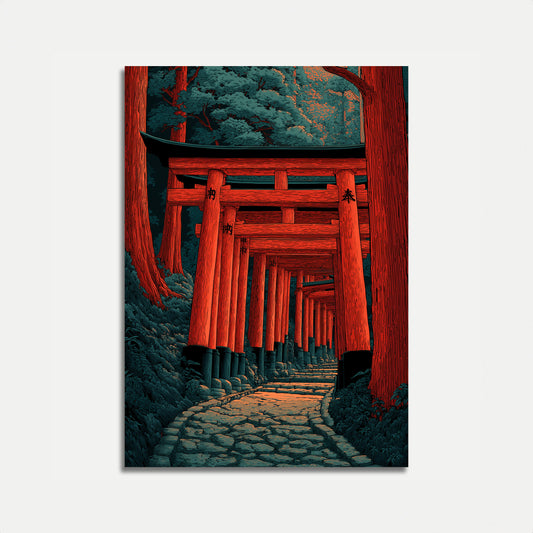 Sacred Japanese Torii Gates Poster