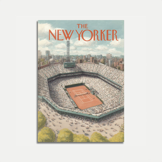 New Yorker Tennis Stadium Poster