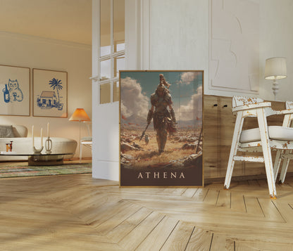 Athena Goddess of War Poster