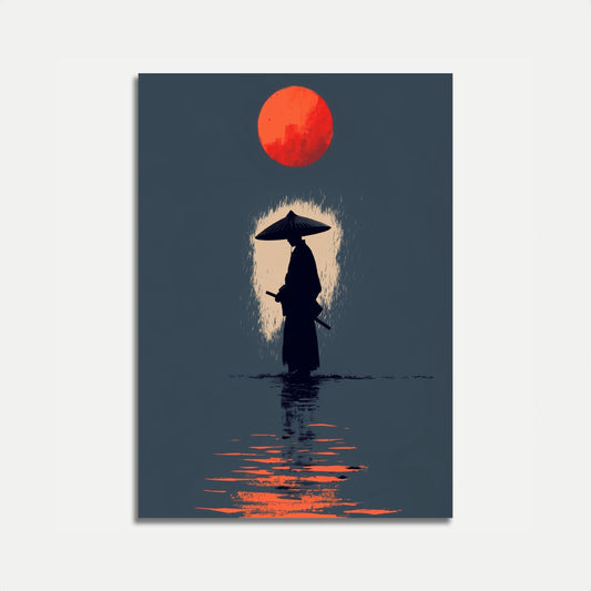 Samurai i Regnen Plakat