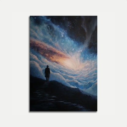 Cosmic Journey Contemplation Poster