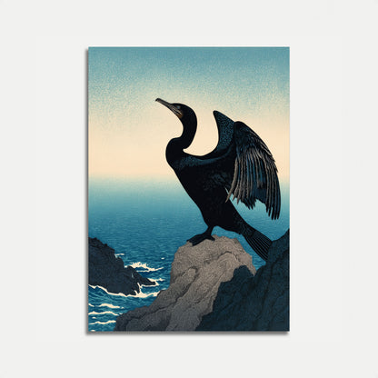 Cardenal en Póster de Costa Rocosa